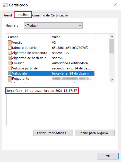 Verificar a Data de Validade de um Certificado Digital - Hora exata no Edge