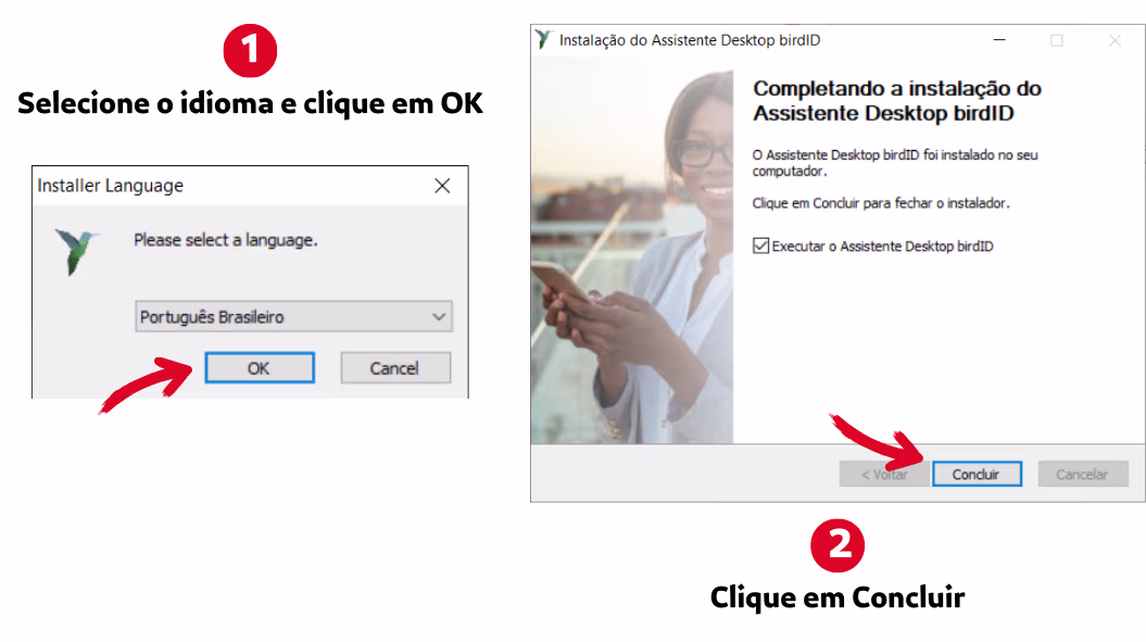 Como Instalar o Bird ID Desktop no Windows - Instalar Bird ID