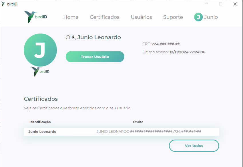 Como Instalar o Bird ID Desktop no Windows - Instalação concluída