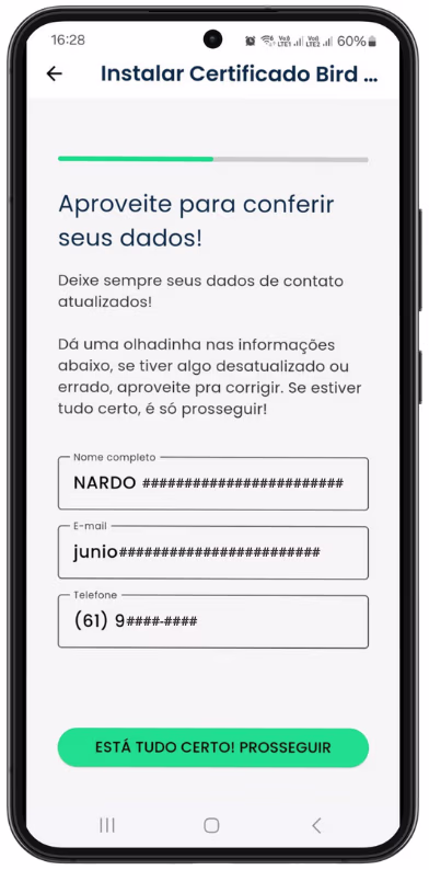 Conferir os Dados no Bird ID
