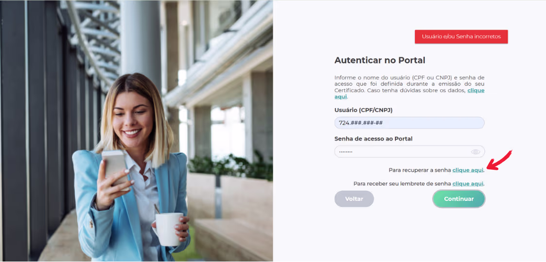 Como Recuperar a Senha do PORTAL Bird ID - Recuperar a senha