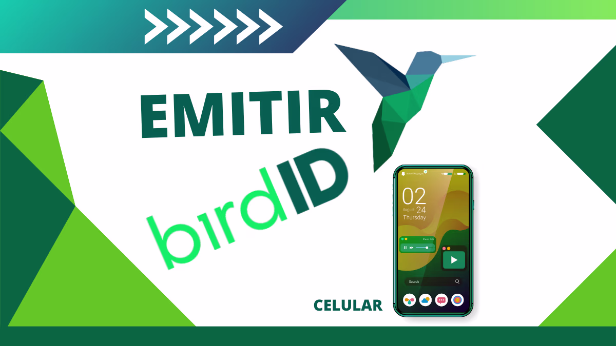 como emitir certificado bird id pelo celular