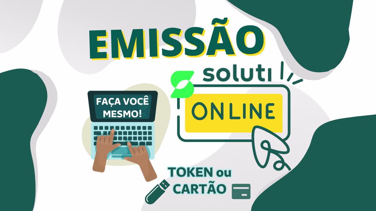 emissão online soluti com token ou cartão
