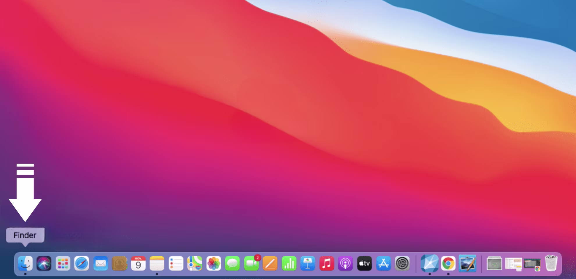 abrindo o finder no mac os para encontrar o arquivo do certificado digital